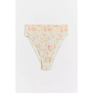 Anthropologie L Space Bitsy Smocked Bikini Bottoms